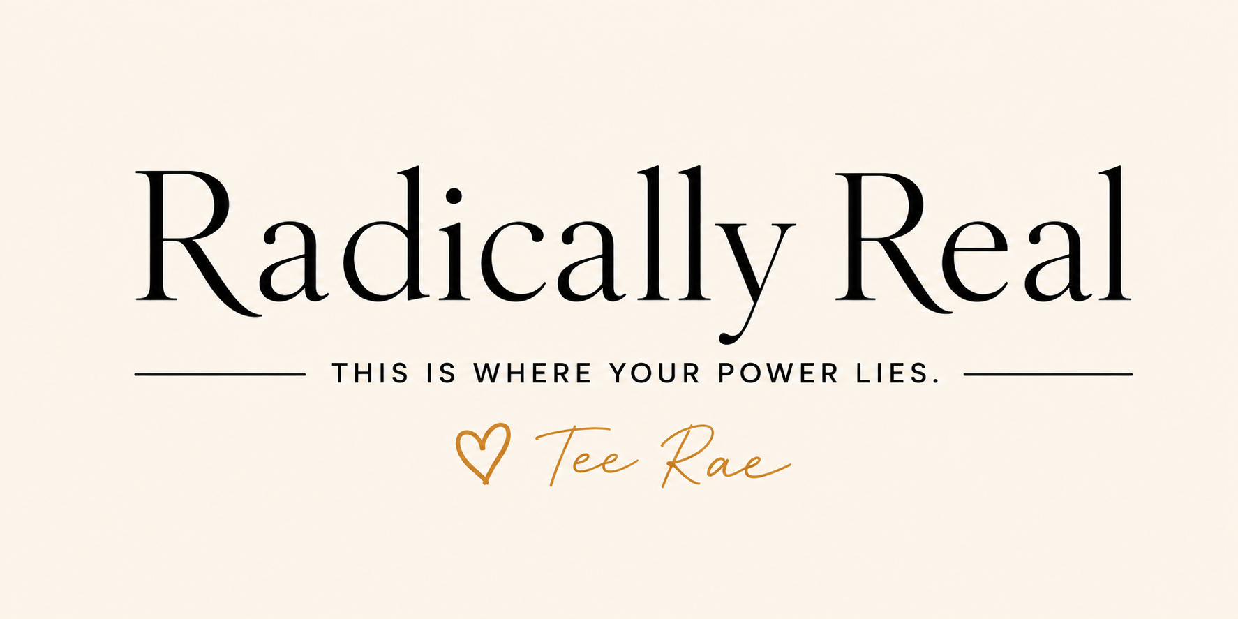 Radically Real watermark logo